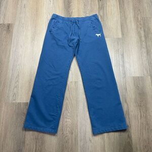 Pink Victoria Secrets Pants Womens XS Blue Sweats Y2K Lightweight Straight Leg